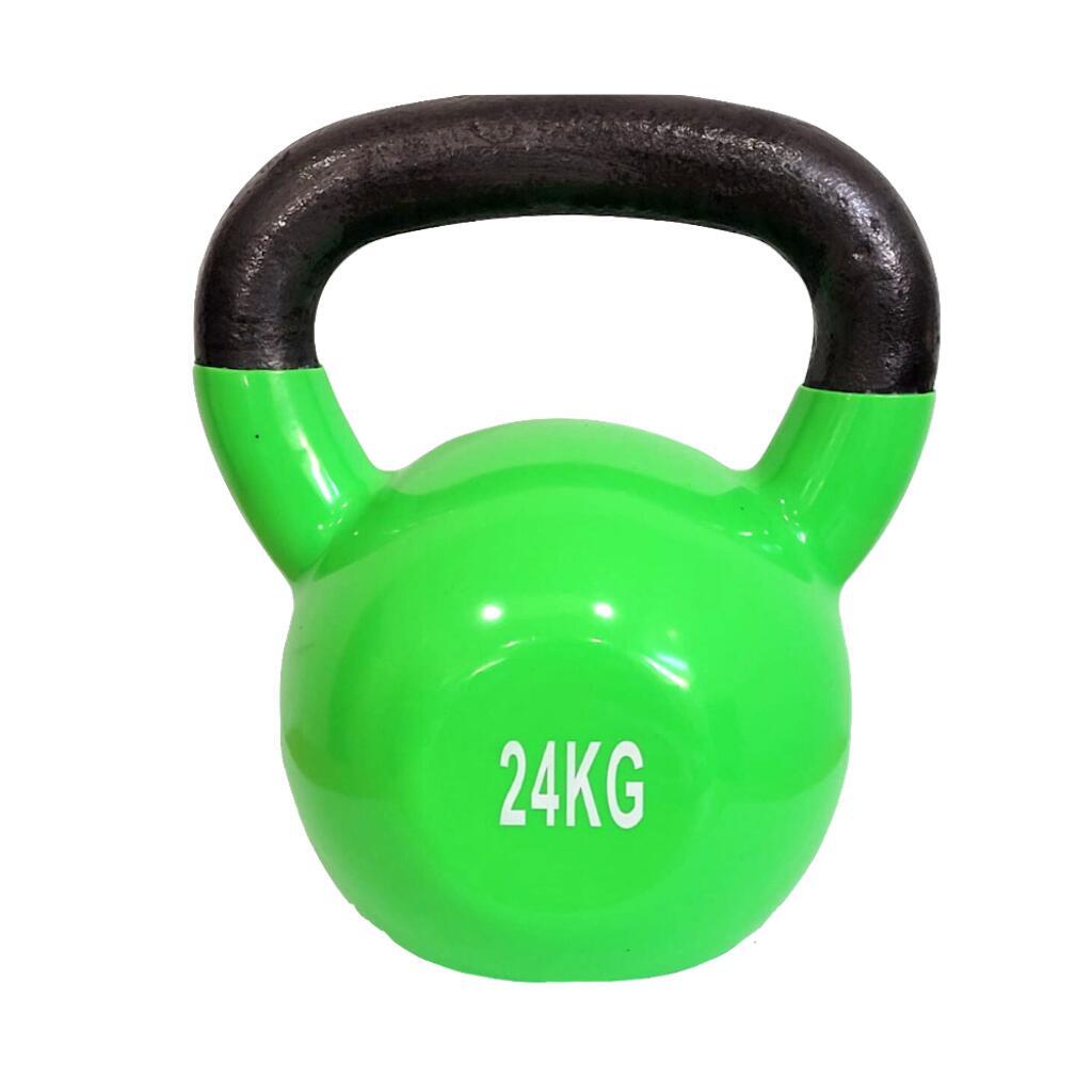 OZIO FITNESS Kettlebell Pesa Rusa con Recubrimiento de Vinilo 24 kg Fitness Musculación