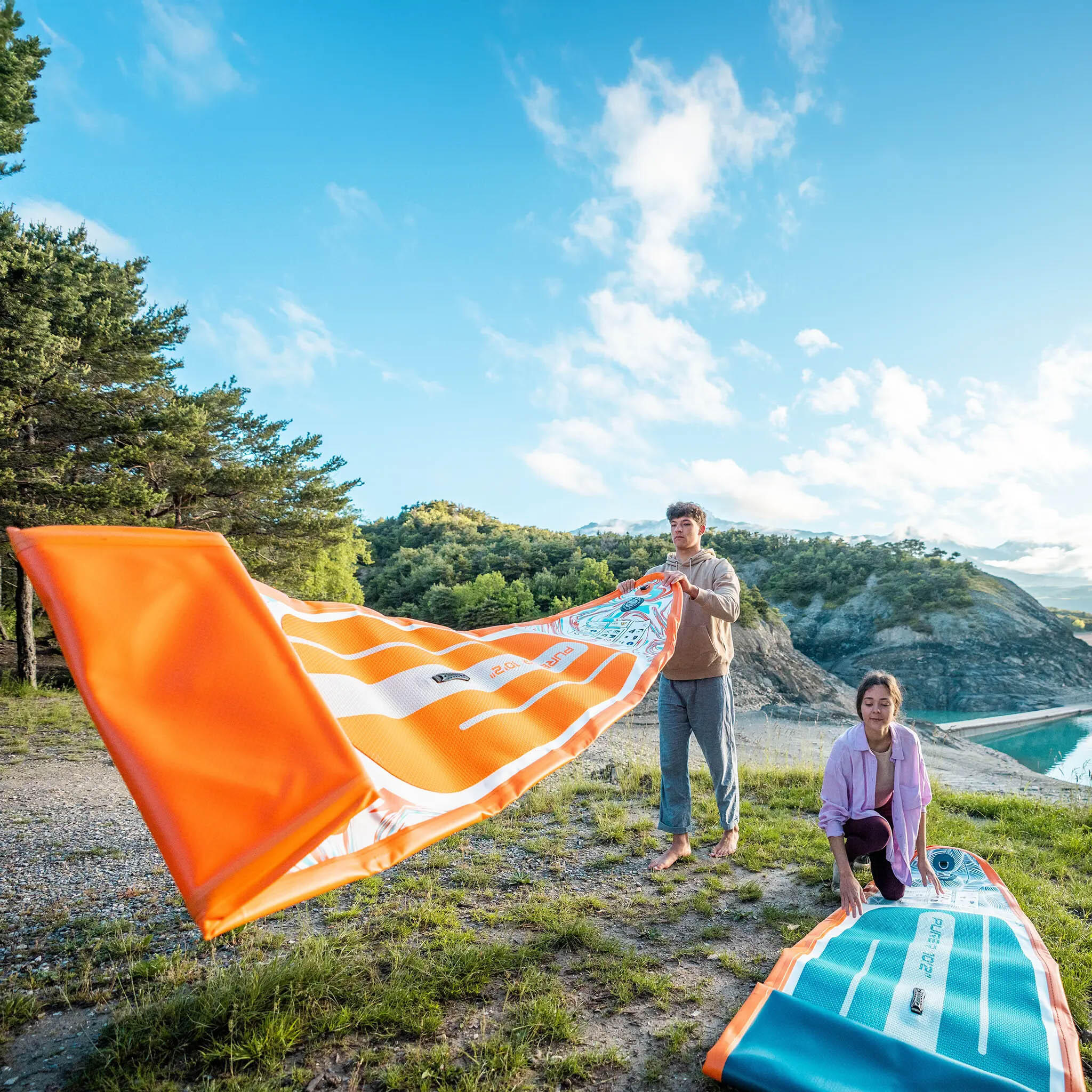Aqua Marina Pure Air Coast tavola da SUP gonfiabile 366cm Minicombo + Boa 4/7