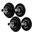 Set de gantere profesionale MOVIT 2x15 kg 30 kg otel cromat