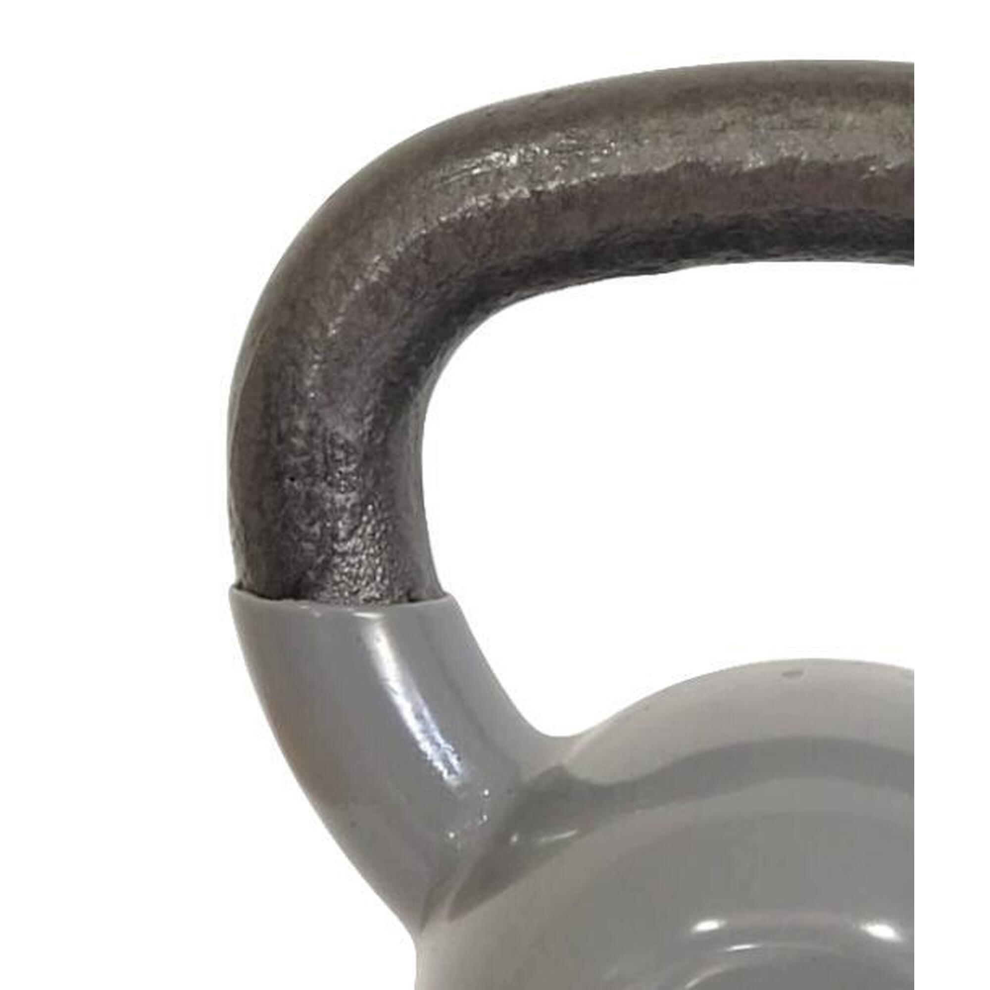 Kettlebell Pesa Rusa con Recubrimiento de Vinilo 8 kg Fitness Musculación 2/3