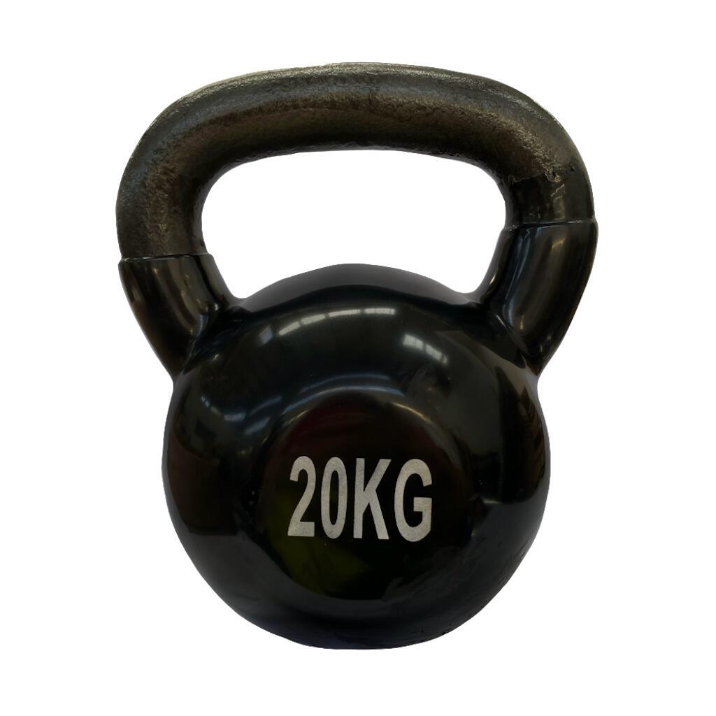 OZIO FITNESS Kettlebell Pesa Rusa con Recubrimiento de Vinilo 20 kg Fitness Musculación