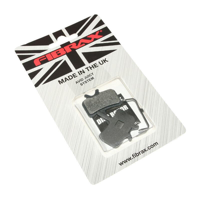 Para rowerowych klocków hamulcowych z 1 chusteczką czyszczącą Fibrax Avid Juicy-