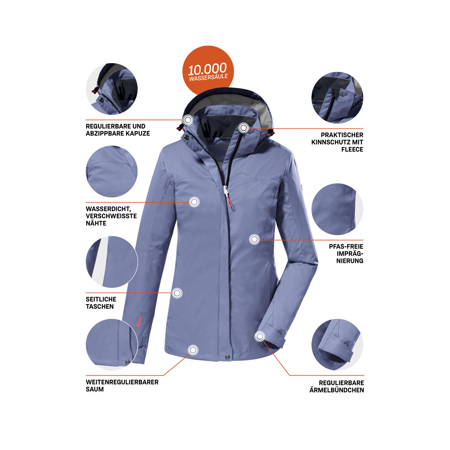 Damen Jacke KOS 133 5/7