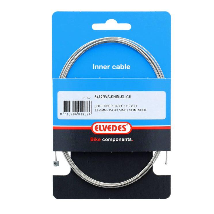 ELVEDES Shimano Versnellingsbinnenkabel 2.25 m 1.1 mm Zilver