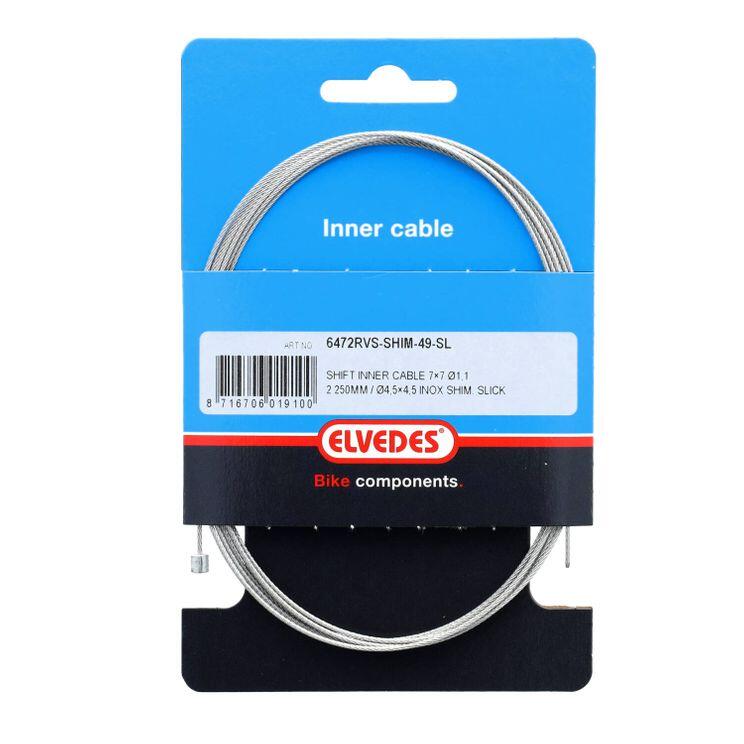 ELVEDES Elvedes Cavo interno cambio 2250 mm RVS 7x7 Ø1,1 mm.