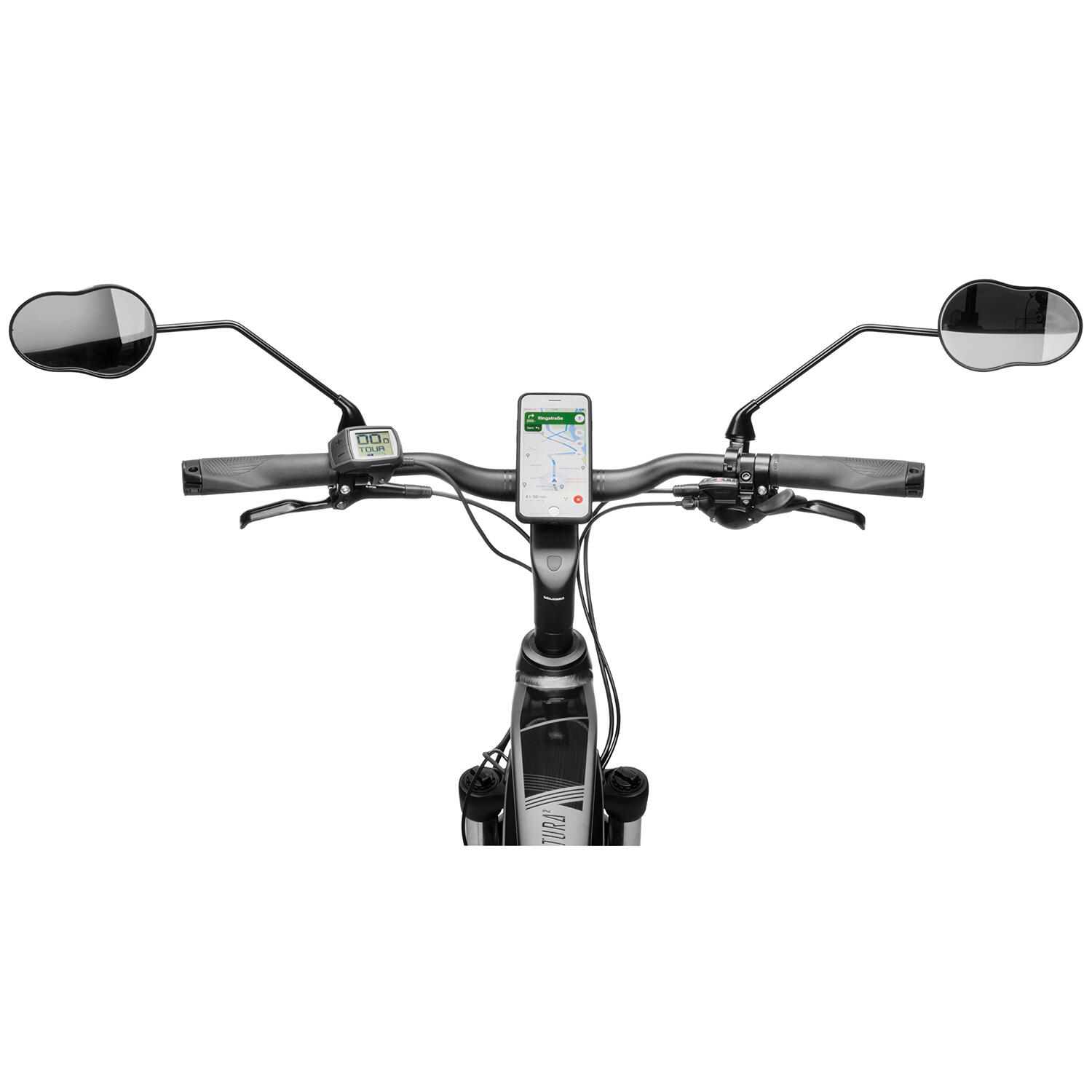 Espejo Ergotec M-99LV para montaje derecho - Negro 122 x 78-66 mm 2/4