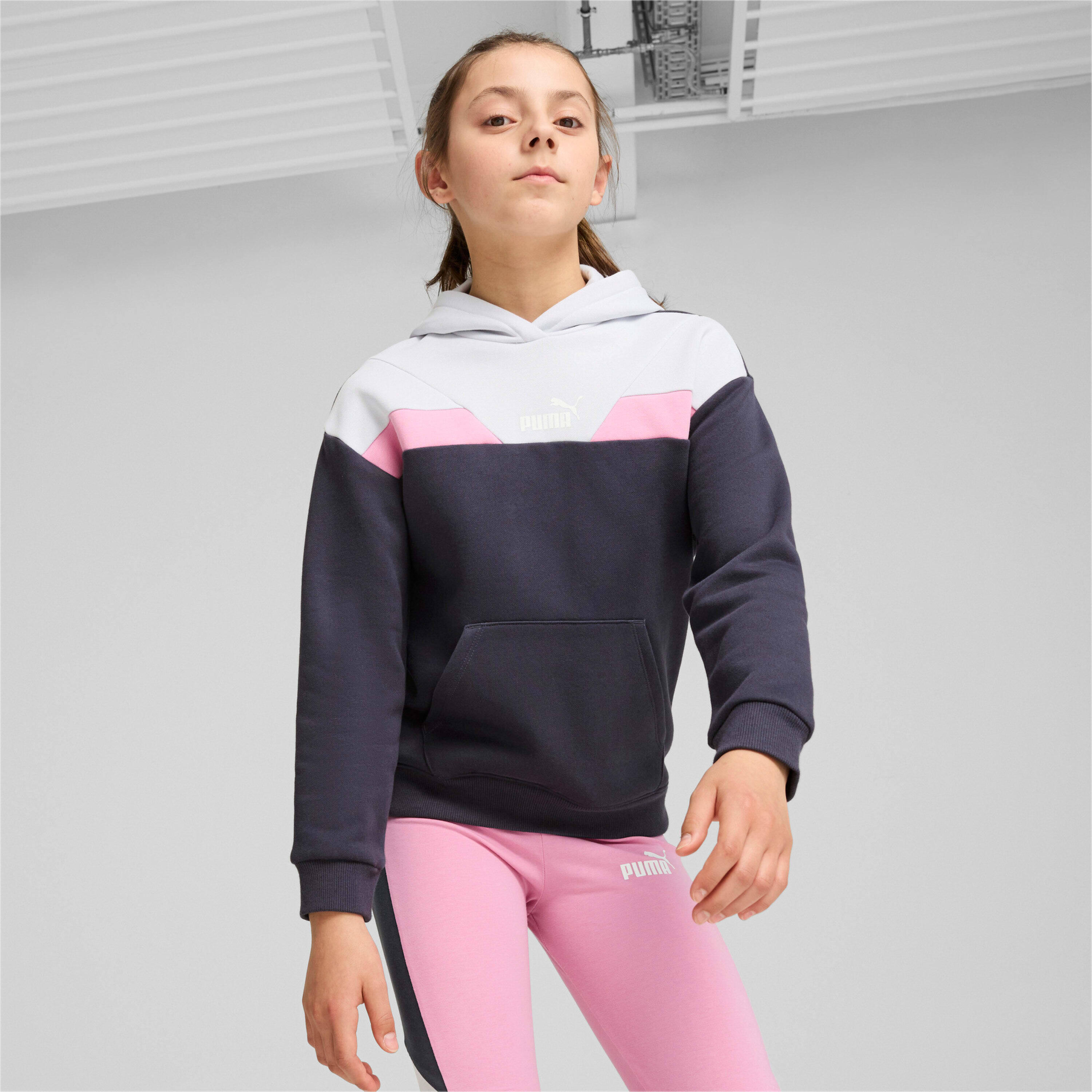 Sweatshirt à capuche fille Puma Power 2/5