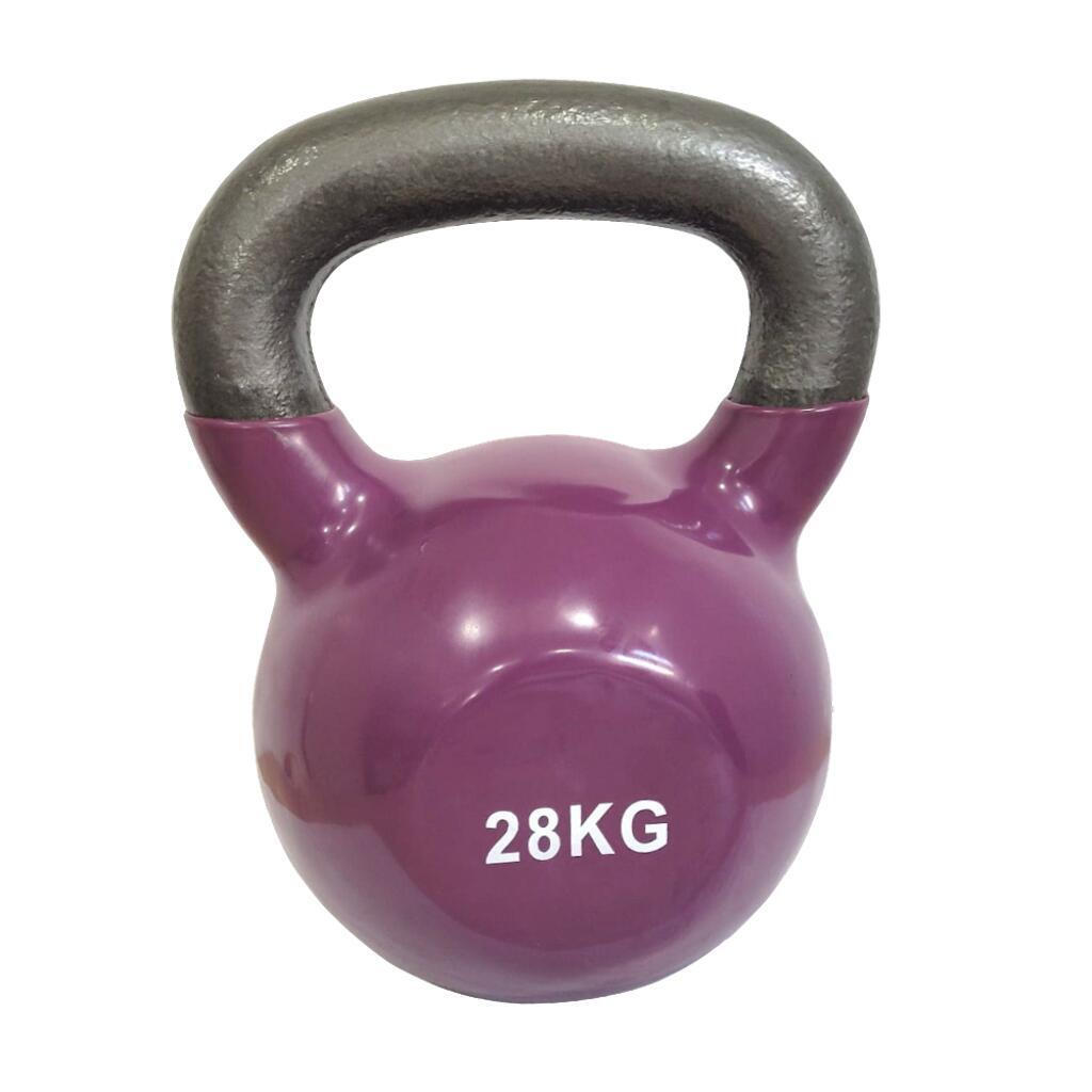 OZIO FITNESS Kettlebell Pesa Rusa con Recubrimiento de Vinilo 28 kg Fitness Musculación