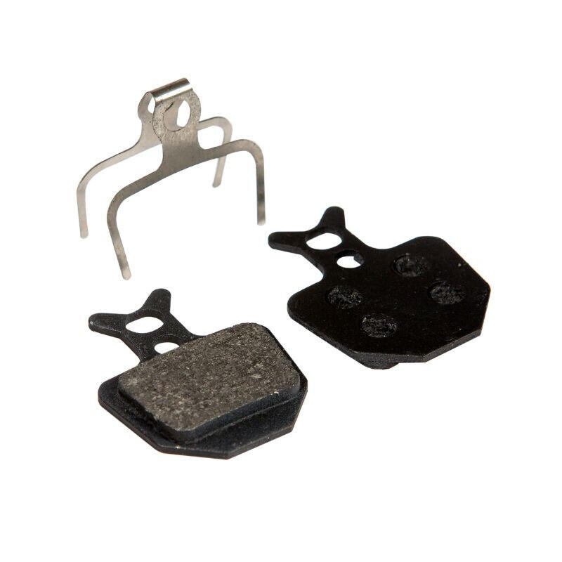 FIBRAX Coppia di pastiglie semi-metalliche per freni bicicletta con salvietta detergent