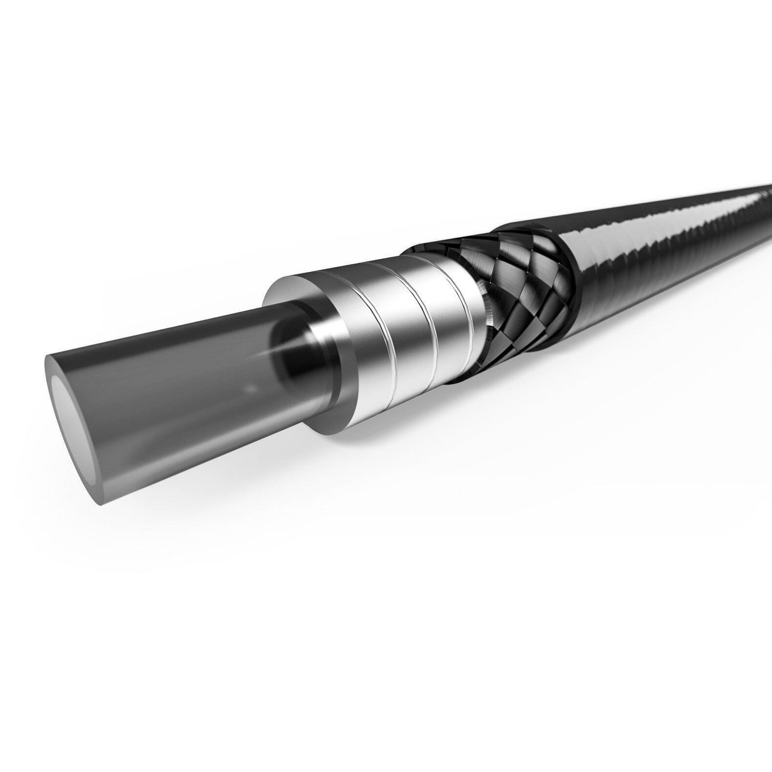 Elvedes Gevlochten Remkabel 5mm Rookzilver (10m) 2/2