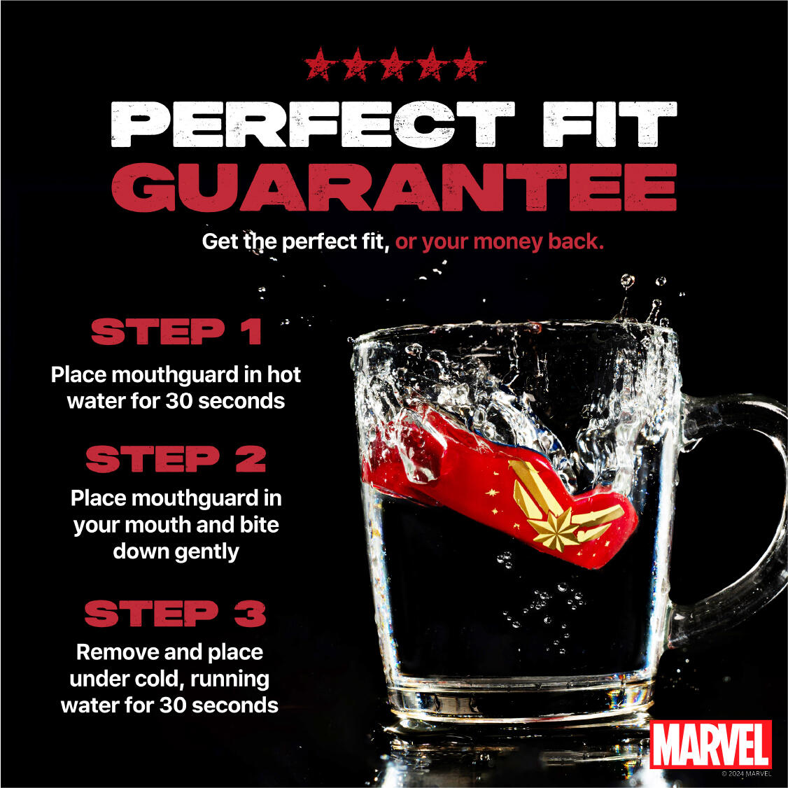 Marvel Captain Marvel Sport Protège-Dents 4/7