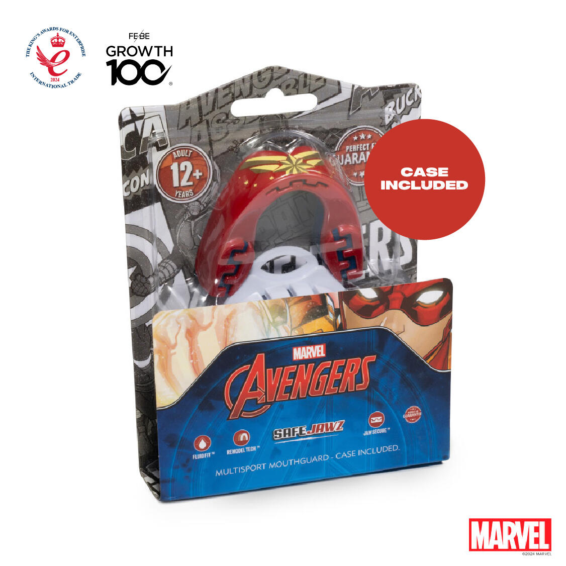 Marvel Bitje Voor Volwassenen Safejawz Captain Marvel 5/6