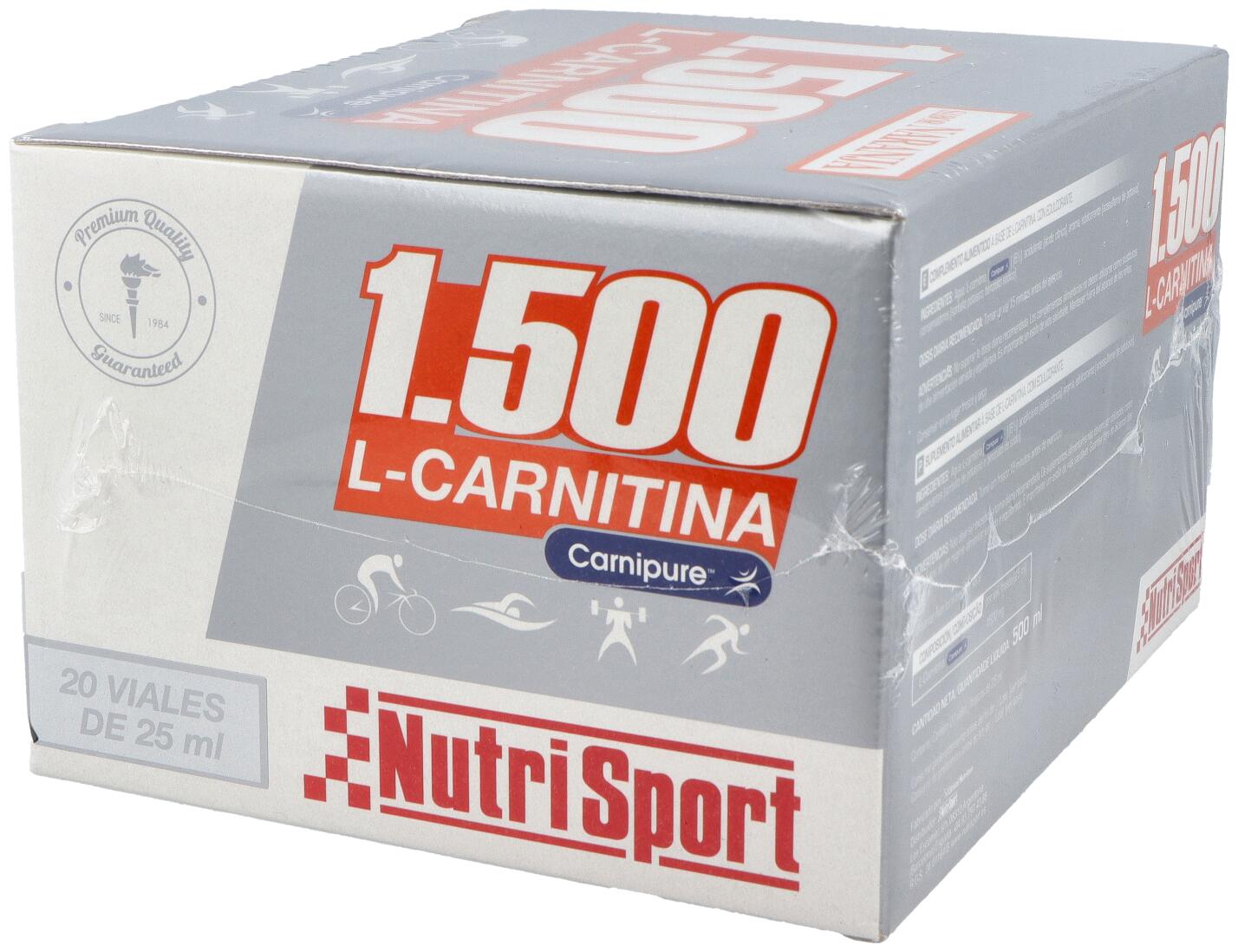 L-Carnitine 1500 - 20 vials Fraise de Nutrisport 2/5
