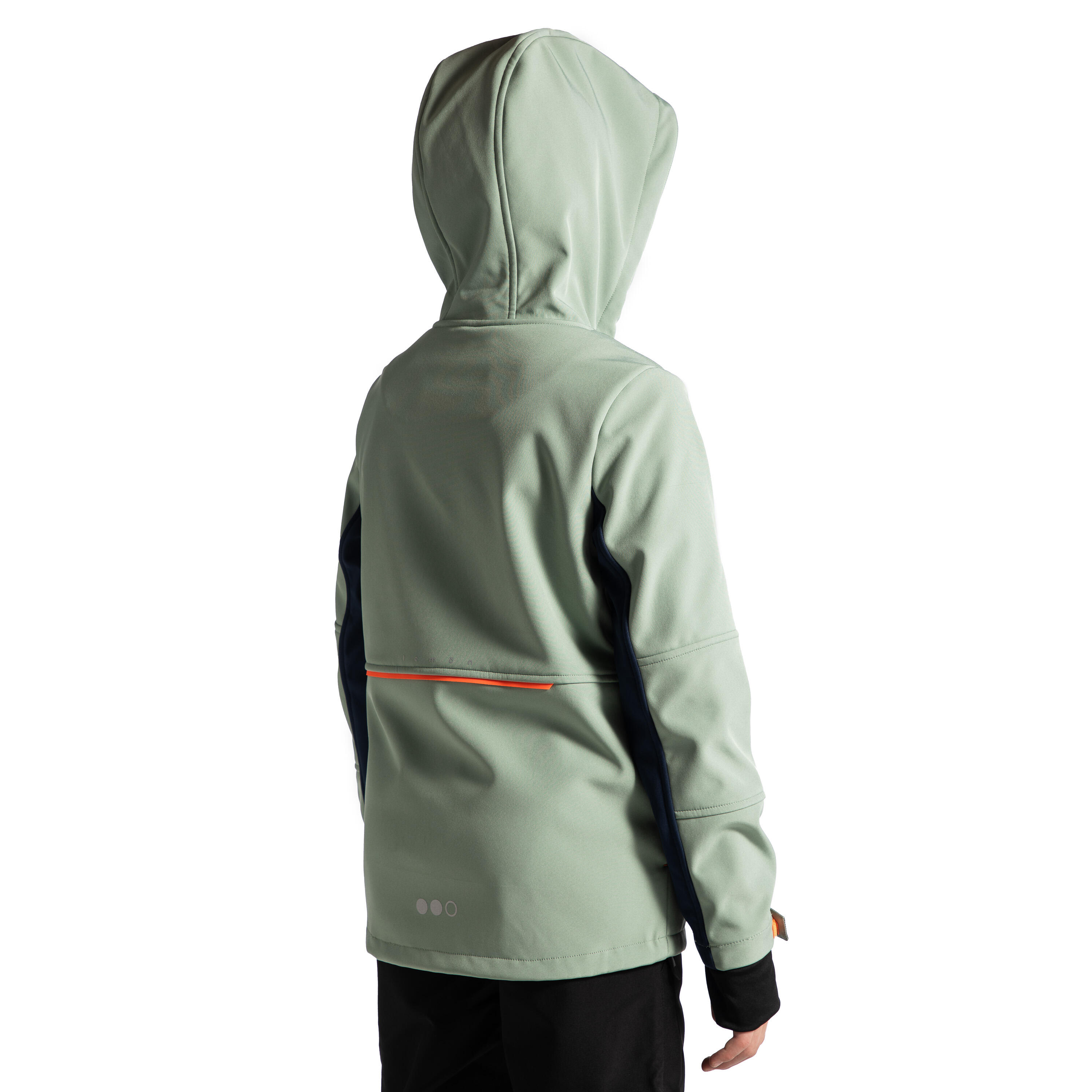 Veste softshell de randonnée imperméable enfant  WL5 bleu 2/7