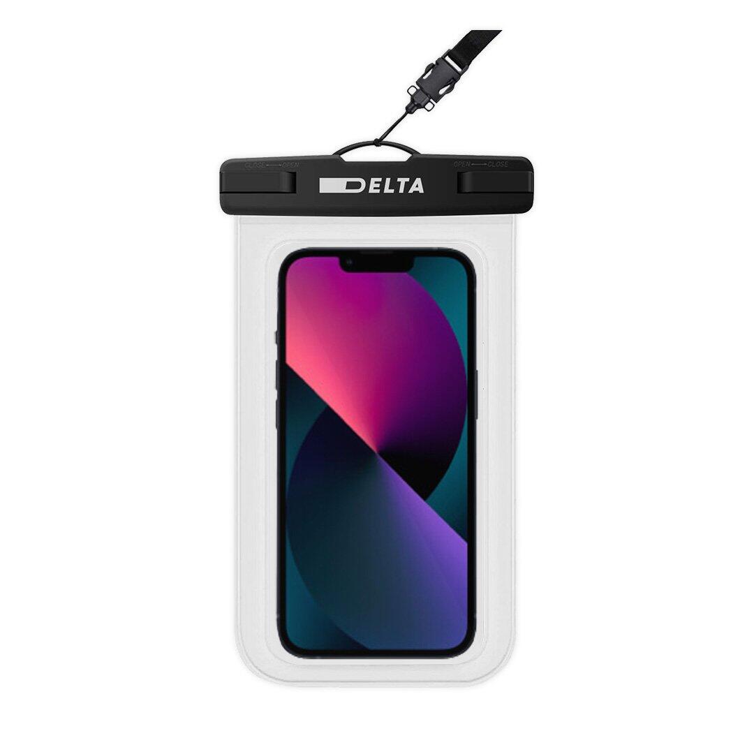 DELTA Wasserdichte Handyhülle 7" Transparent – Delta