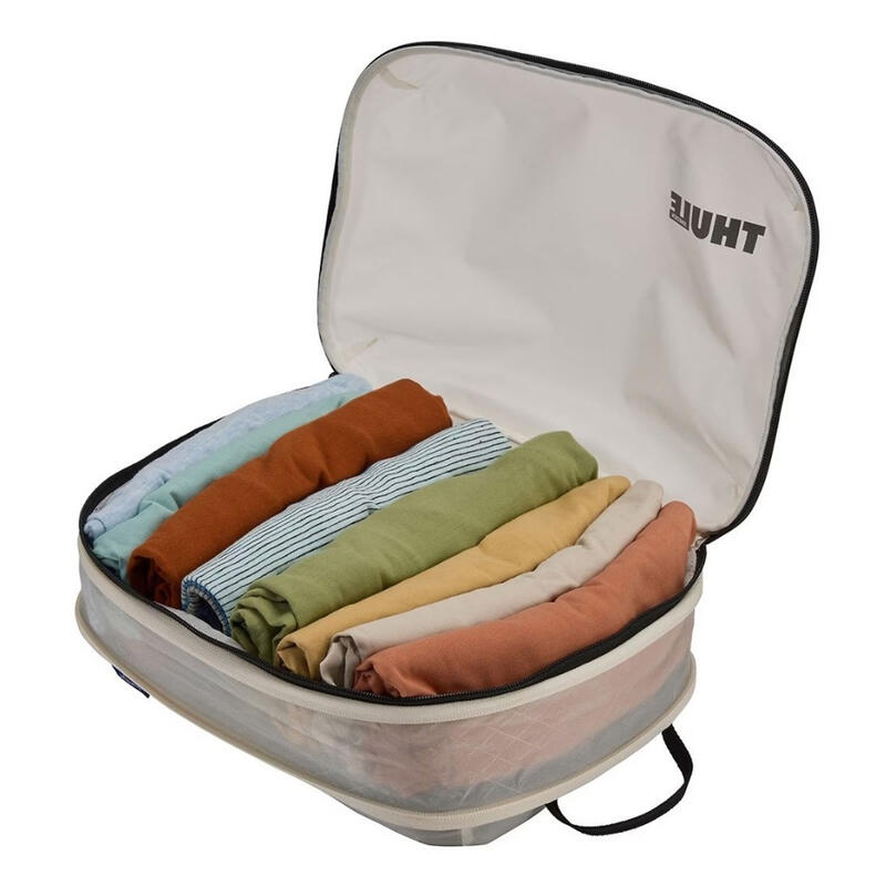 Saculet de depozitare, Thule, Compression Packing Cube mediu, alb