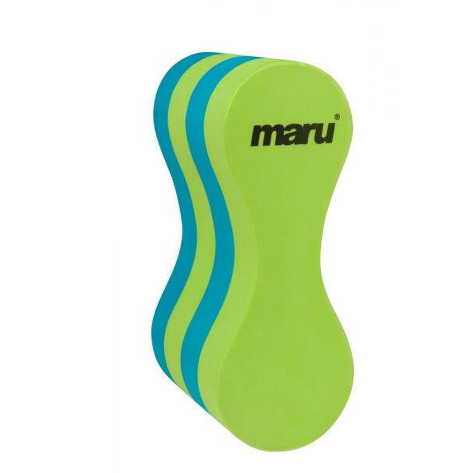 Maru Junior Pull Buoy - Niebieski / Limonkowy