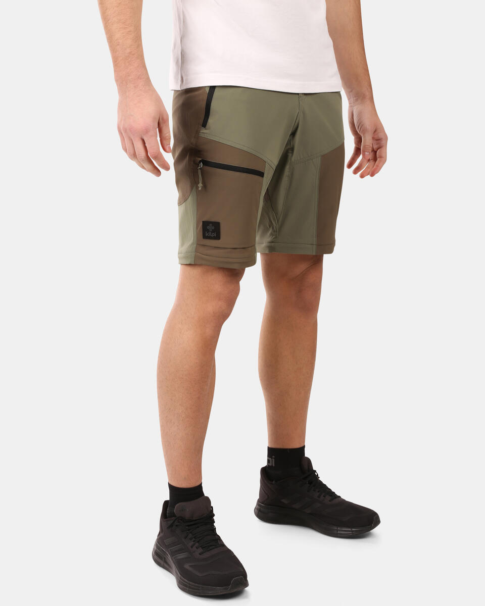Pantalones desmontables montaña y trekking HOSIO-M hombre KILPI Caqui 7/7