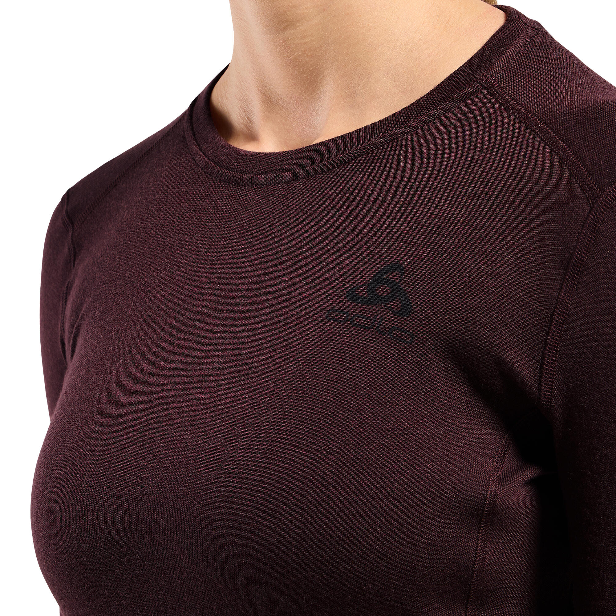 ODLO Women's Merino 260 Long Sleeve Crew Neck Base Layer 3/6