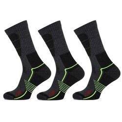 Lot de 3 paires de chaussettes de randonnée STAPP Active Outdoor en bambou
