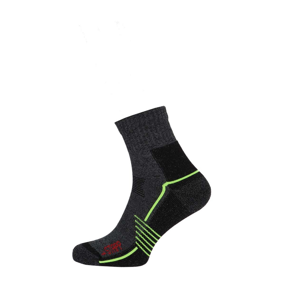 STAPP STAPP Wandelsokken Quarter Active Outdoor Bamboe Donkergrijs