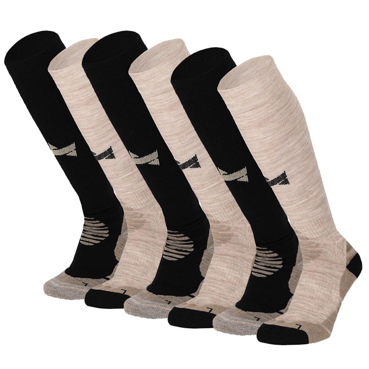 Xtreme Sockswear   - Lot De 6 Paires De Chaussettes De Compression Xtreme Outdoor - Chaussettes - Noir - 35/38 - Decathlon