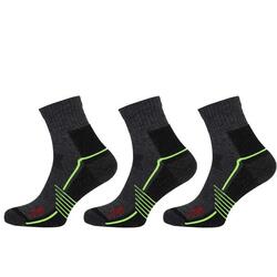 Lot de 3 paires de chaussettes de marche STAPP Quarter Active Outdoor en bambou