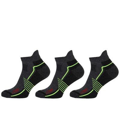 STAPP Wandersocken Sneaker Active Outdoor Bamboo 3er-Pack Dunkelgrau