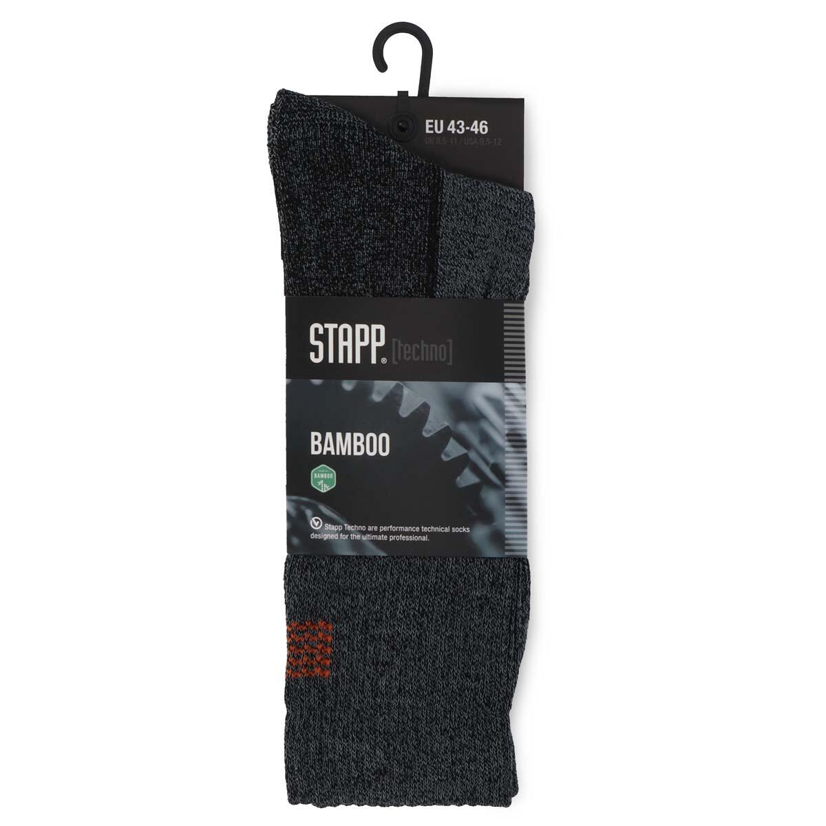 Chaussettes de randonnée - Techno Bamboo - Lot de 3 - Bleu marine 4/4