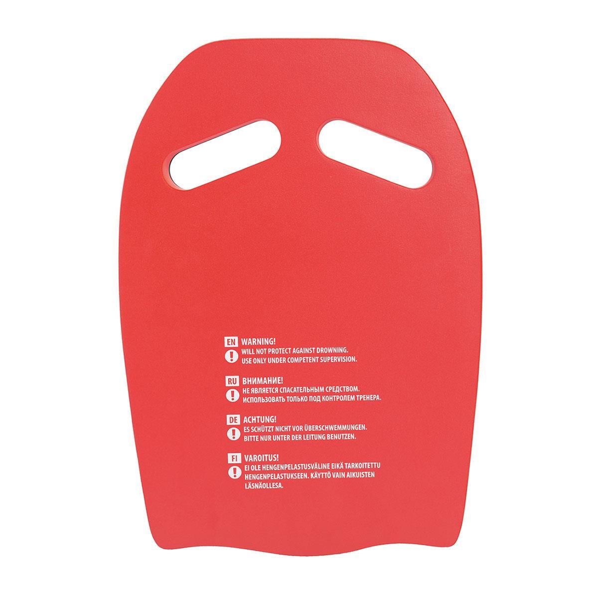 Tabla de patada Mad Wave Ergo con estampado - Roja 4/5