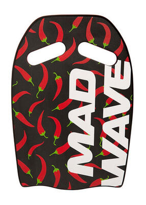 Mad Wave Ergo bedrucktes Kickboard – Rot