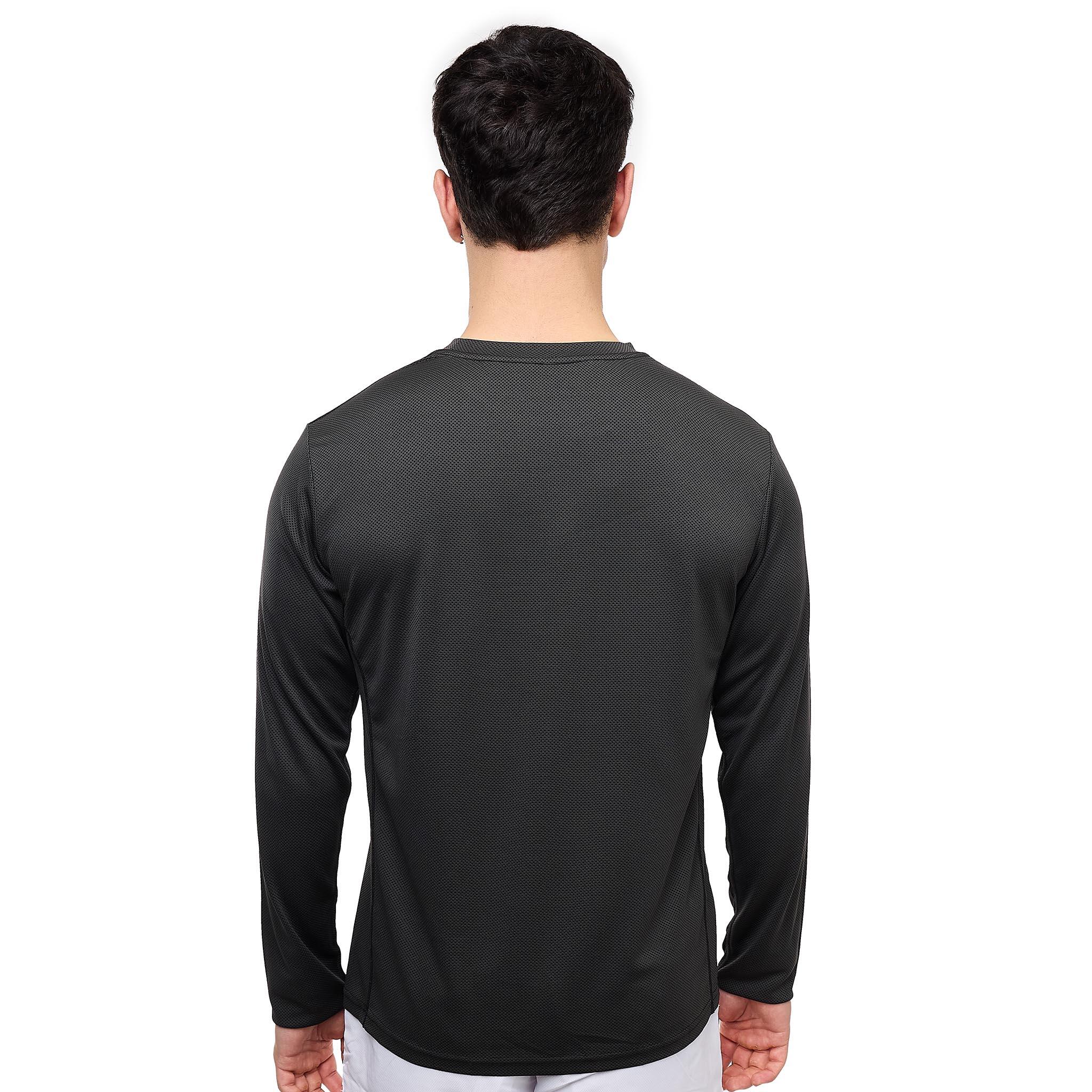 Donason Heren T-shirt Sneldrogend Sport T-Shirt met Lange Donason Heren T-shirt Sneldrogend Sport T-Shirt met Lange
