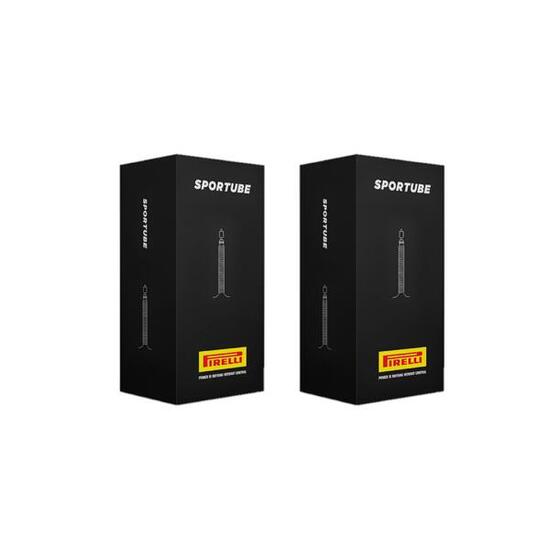 Confezione 2 unità Camera D'aria bici Pirelli Sportube 26/27.5 X 2.1/2.4 ETRTO 5