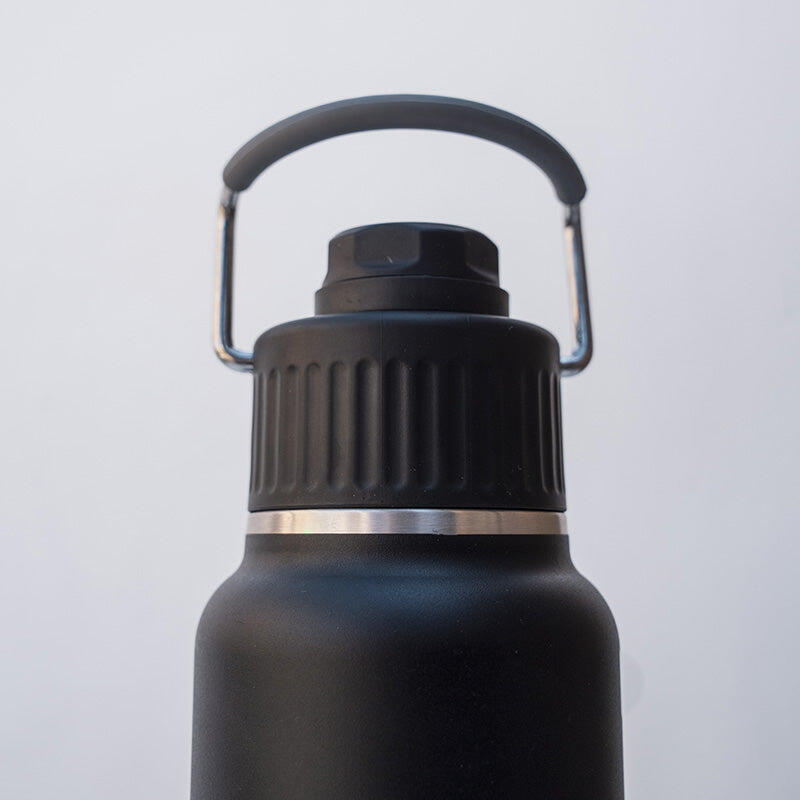 Borraccia termica 800 ml - Nera 3/4