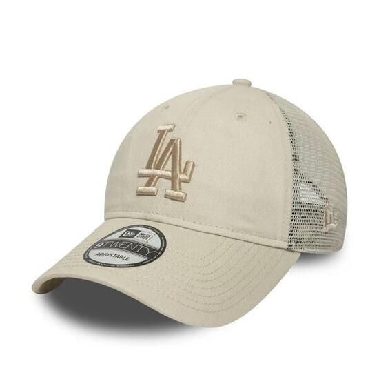Cappello New Era Modello La Dodgers Mlb Washed 9twenty Trucker Colore Beige