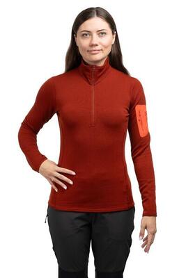 Felpa termica donna Kyanite Zip Neck Women