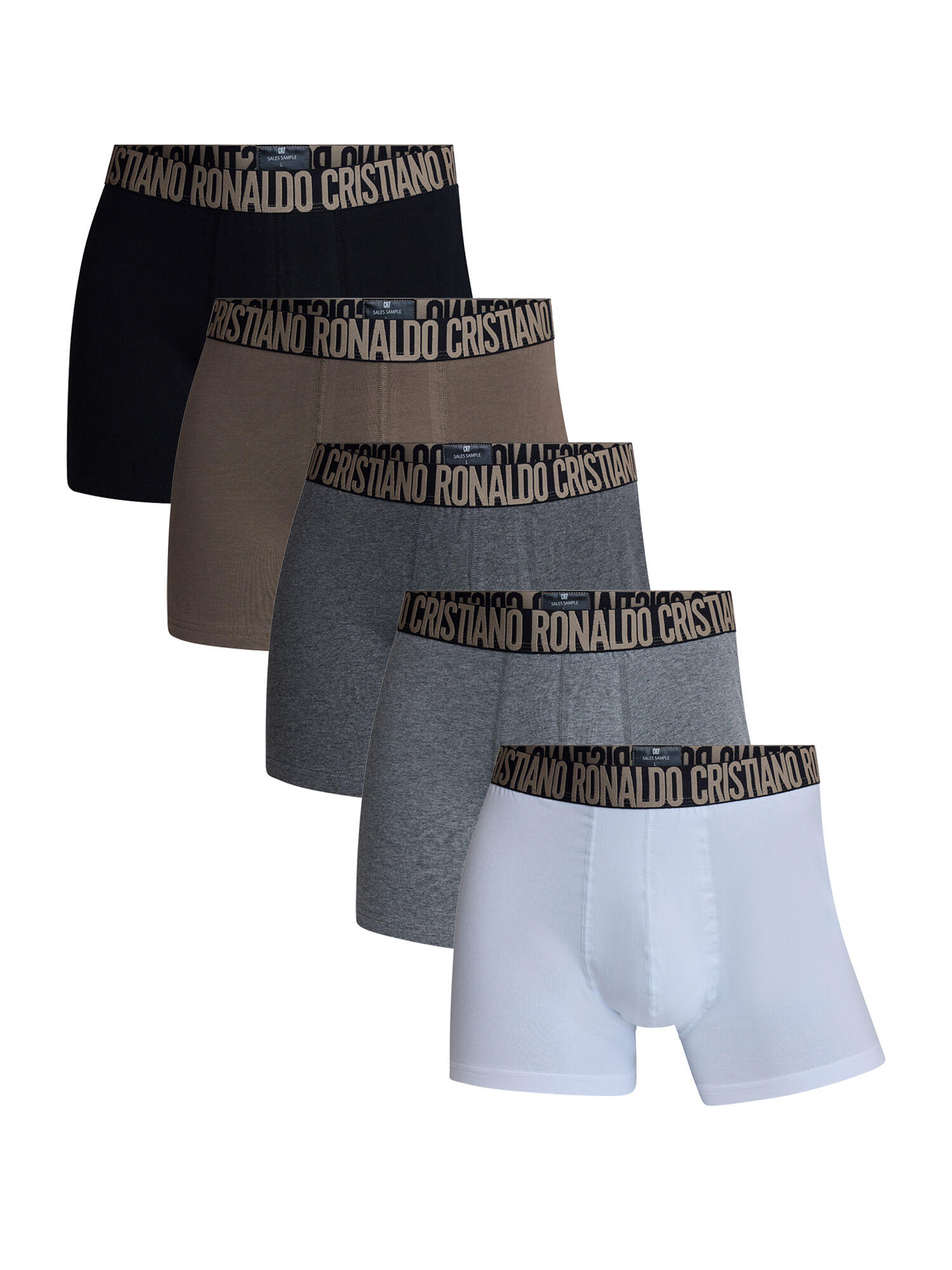 CR7 CRISTIANO RONALDO Trunk eng anliegende Boxershorts Herren - Cotton Stretch & Travel Bag mehrfarbig