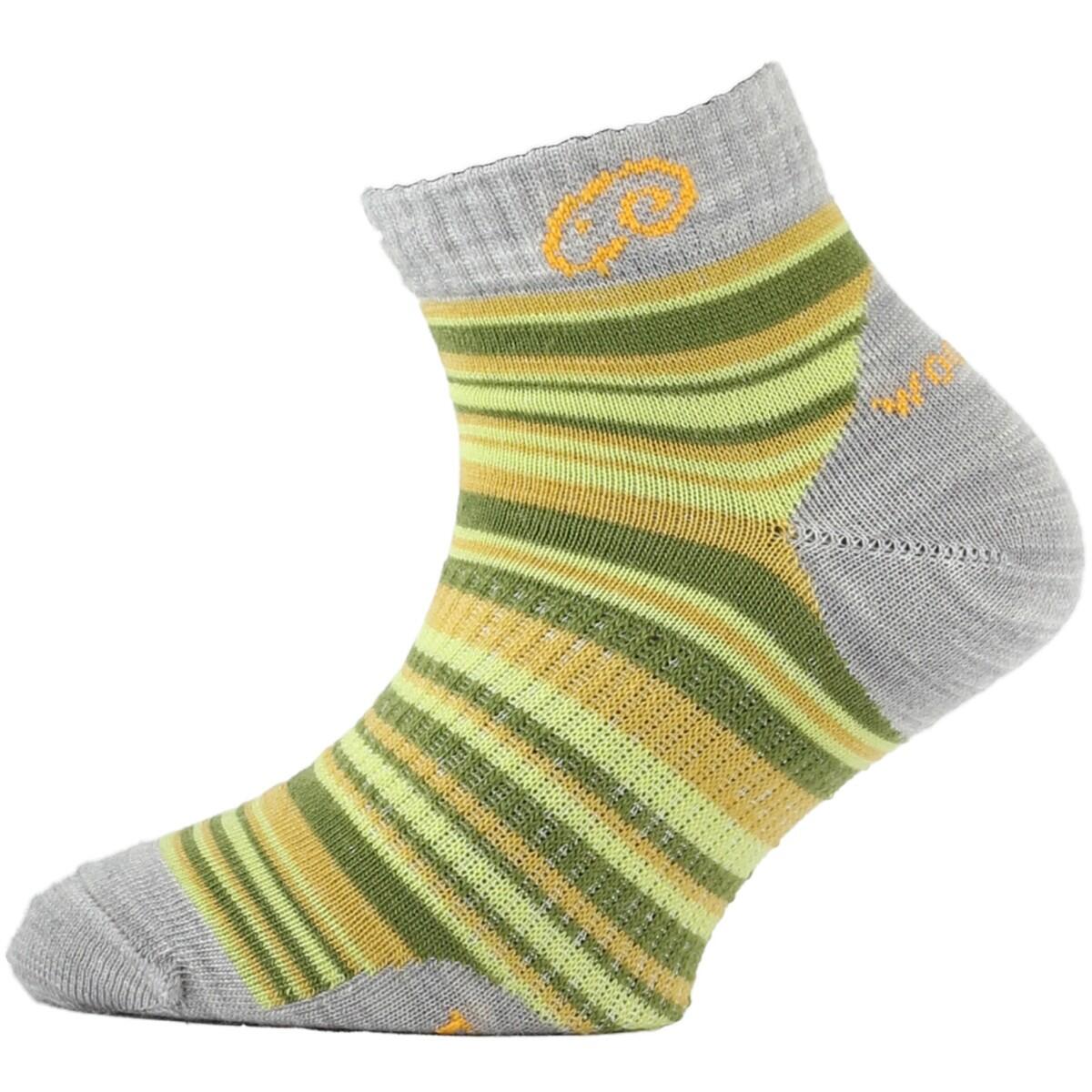 Lasting - Chaussettes En Mérinos Pour Enfants Tjp - Chaussettes - Jaune - S - Decathlon