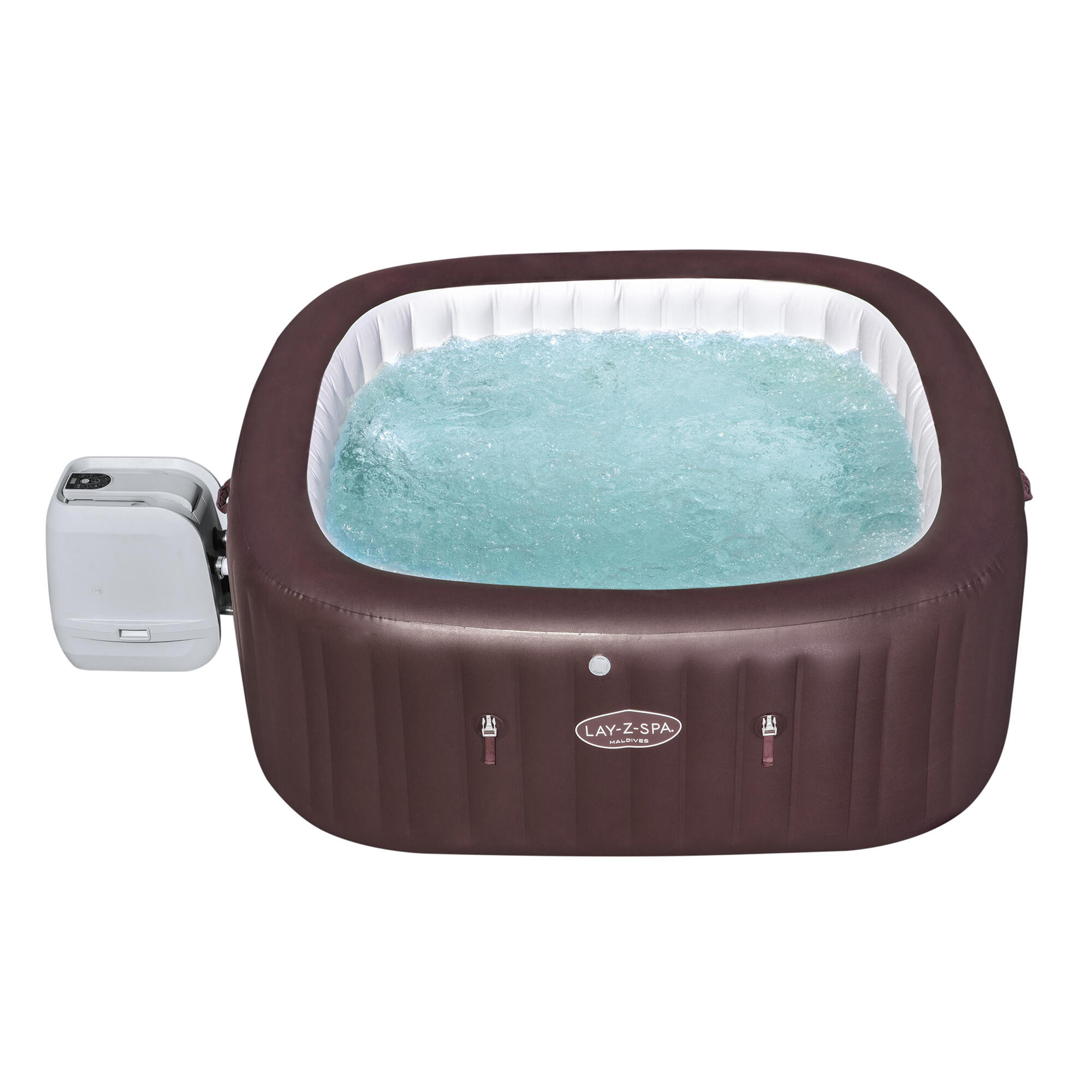 Bestway Spa gonflable carré Lay-Z-Spa Maldives HydroJet Pro 5-7 personnes 2/7