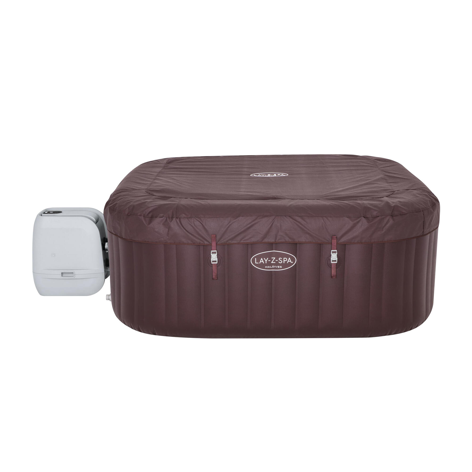 Bestway Spa gonflable carré Lay-Z-Spa Maldives HydroJet Pro 5-7 personnes 3/7