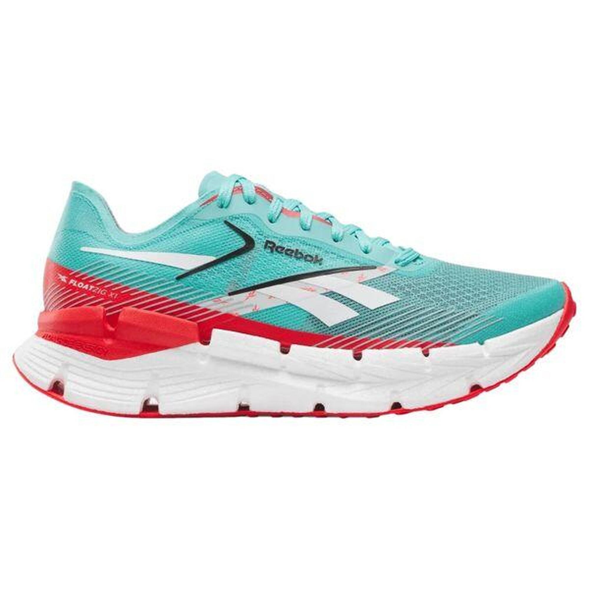 Reebok - Chaussures Running Reebok Floatzig X1 Bleu Rouge Unisexe - Chaussures De Sport - Bleu|vert - 43 - Decathlon