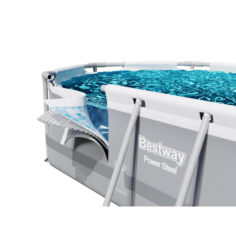Basen stelażowy ogrodowy 427 x 250 x 100 cm 11w1 Bestway 56620