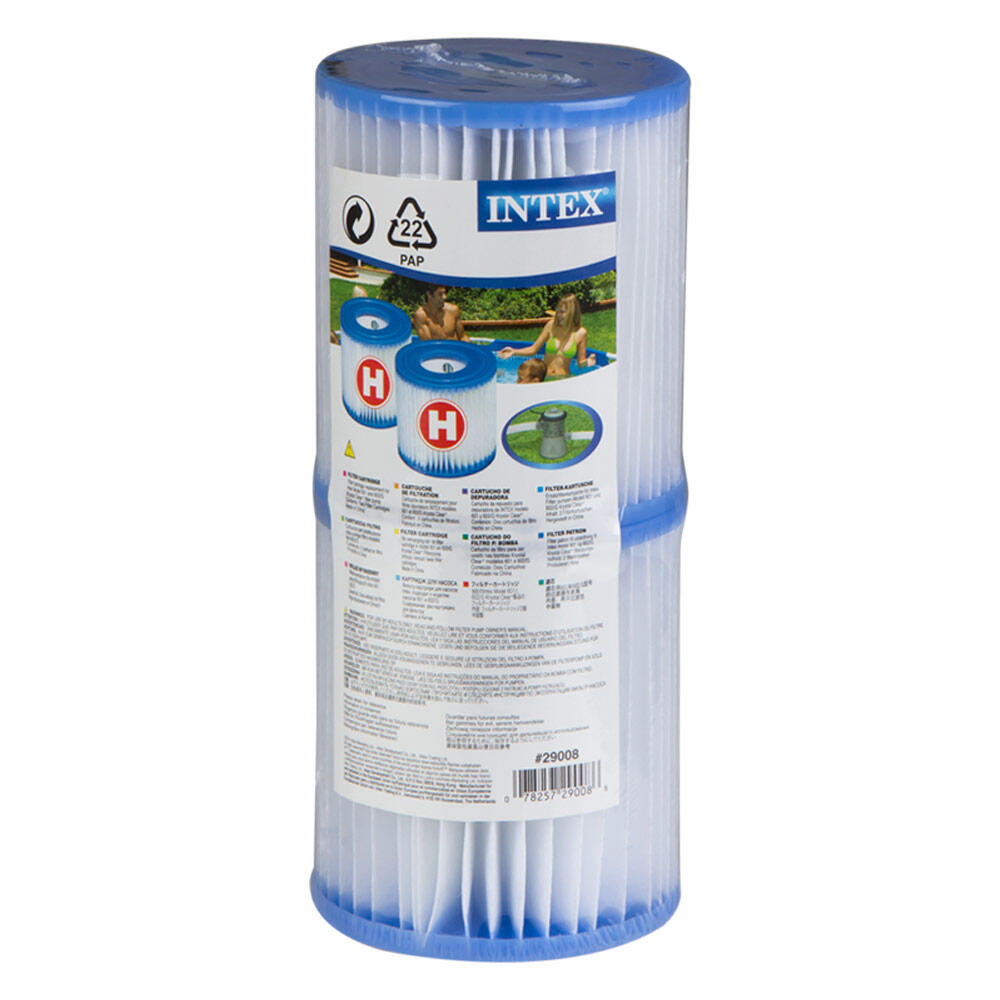 Pack de 6 filtros para bombas de filtragem tipo h 2/2
