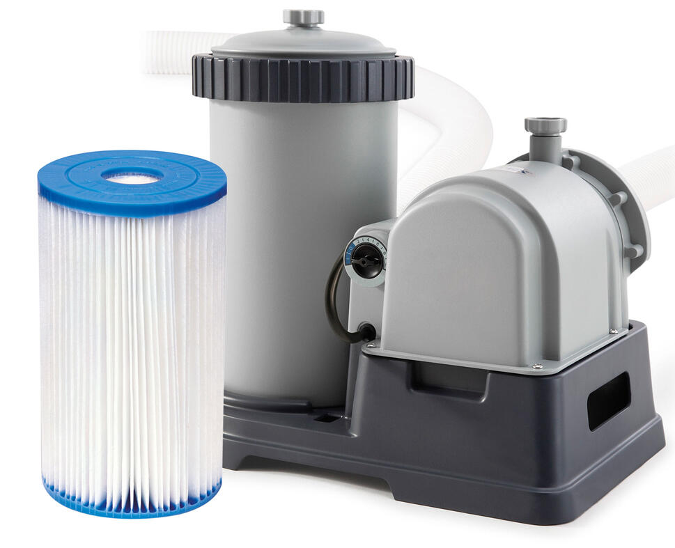 Pompa filtrująca 9463 l/godz + 7 filtrów papierowych, węże i złączki Intex