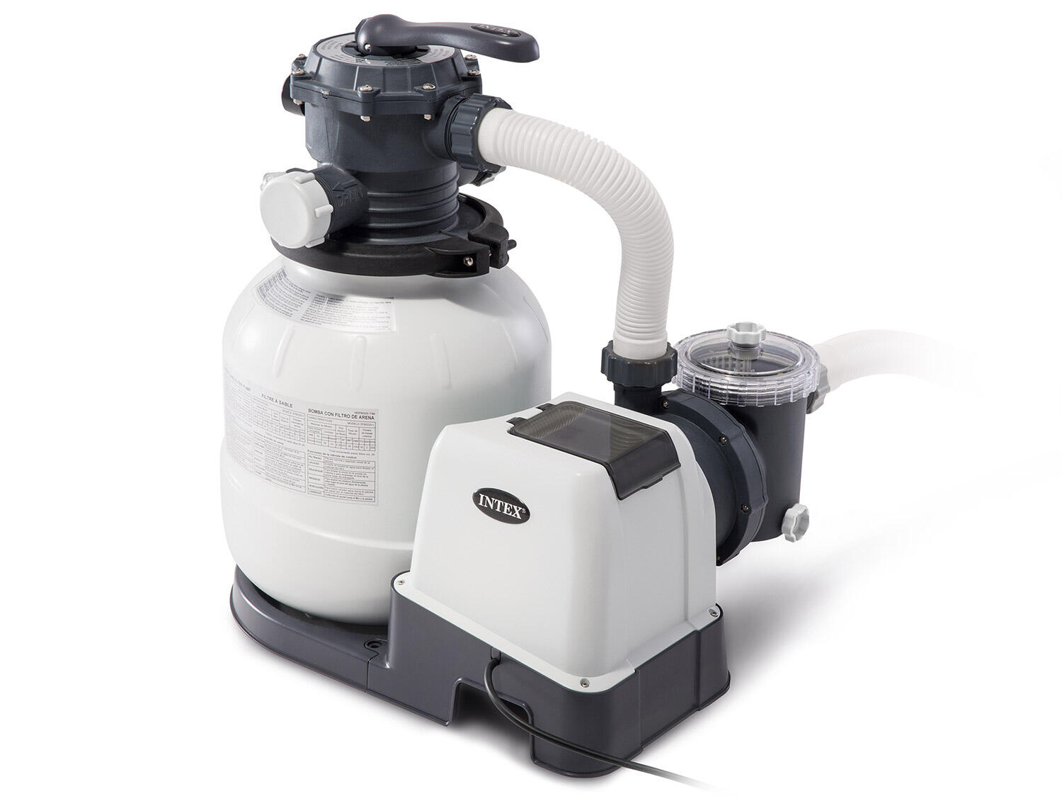 Pompa filtrująca piaskowa 7900 l/h + 25 kg piasku Intex 26646 2/4