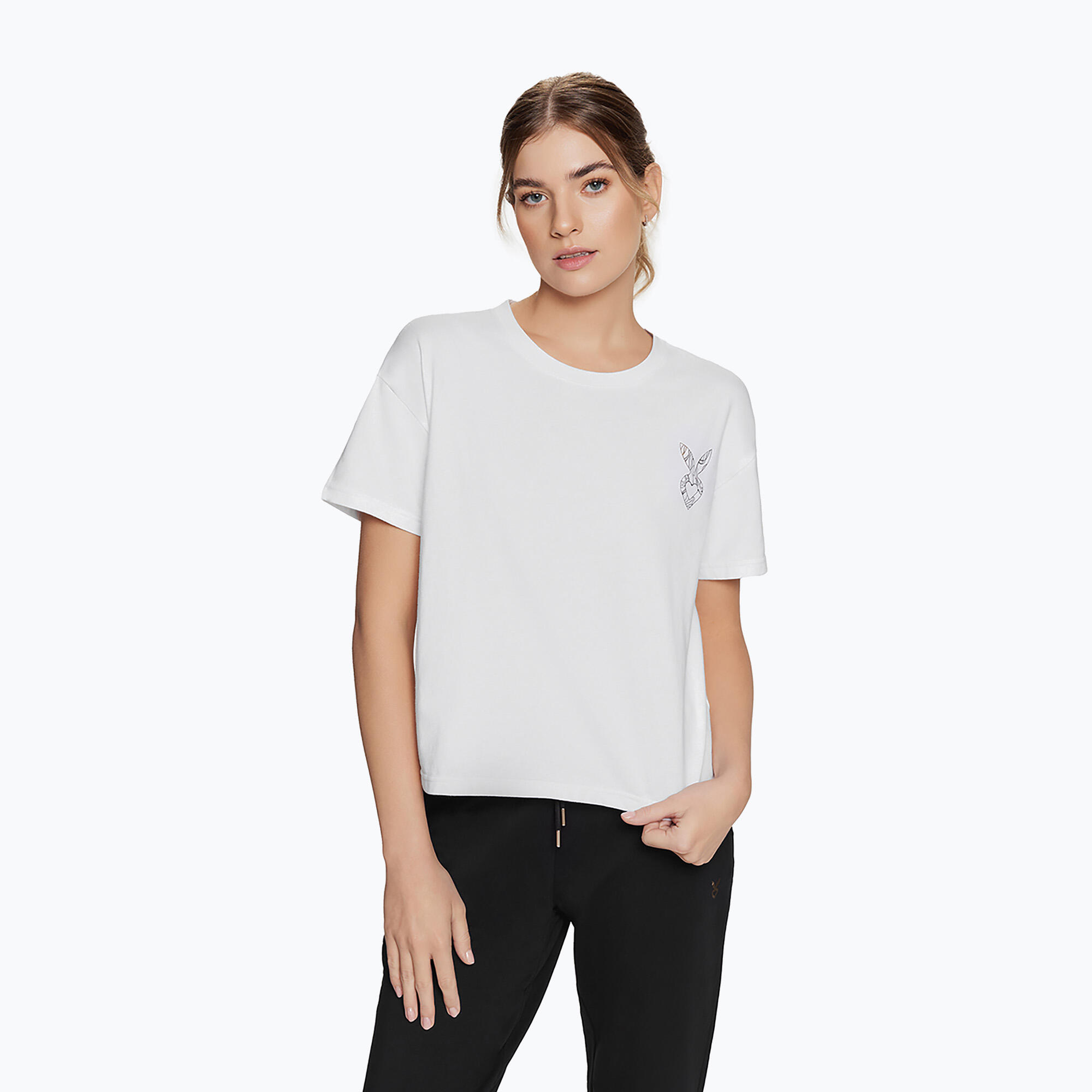 Tricou de antrenament pentru femei Cardio Bunny Bright
