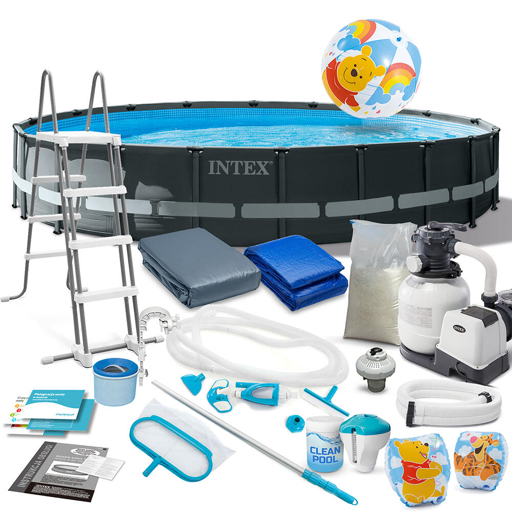 Basen stelażowy do ogrodu Intex Ultra XTR Frame Pools 610 x 122 cm zestaw 20w1