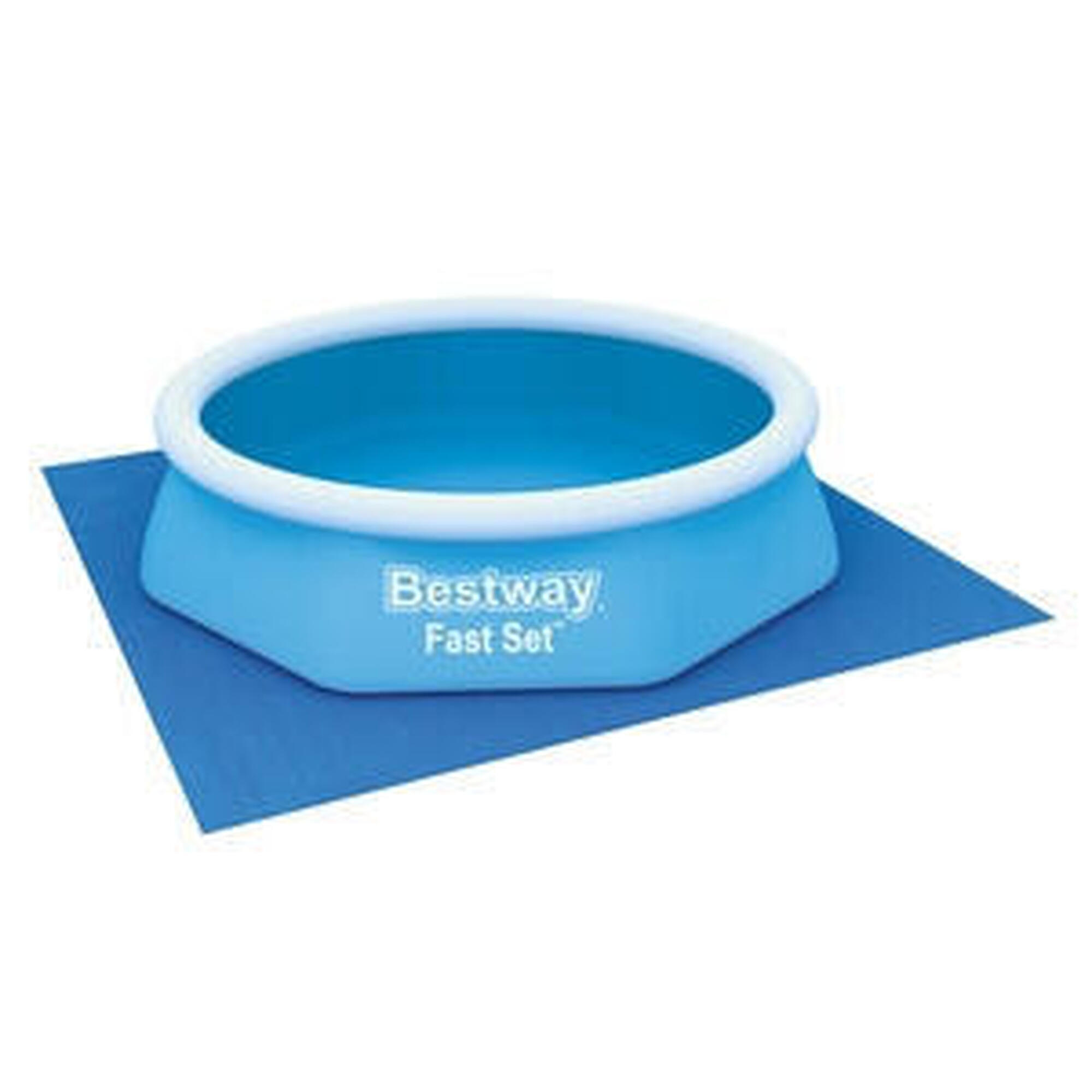 Bestway - Sol Protecteur Pour Piscine Démontable Bestway 274 X 274 Cm - Balai Piscine - Multicolore - No Size - Decathlon