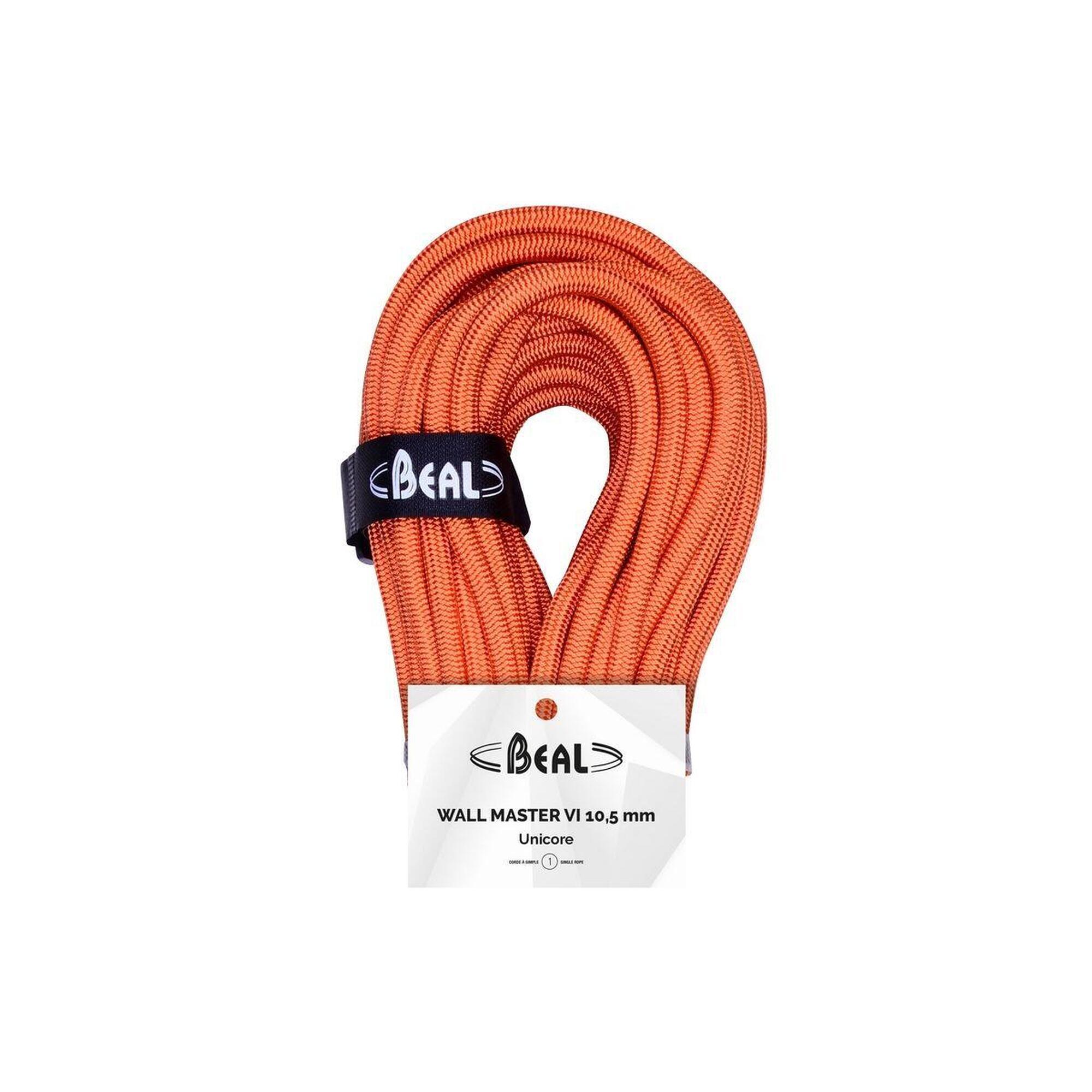 Lina Dynamiczna Beal Wall Master Unicore 10,5Mm 30M Pomarańczowa