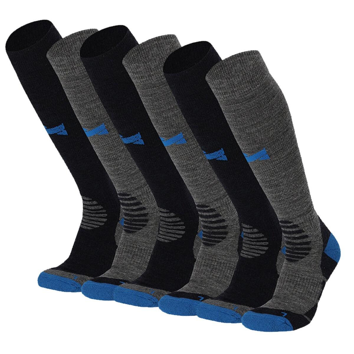 Xtreme Sockswear   - Lot De 6 Paires De Chaussettes De Compression Xtreme Outdoor - Chaussettes - Bleu - 35/38 - Decathlon